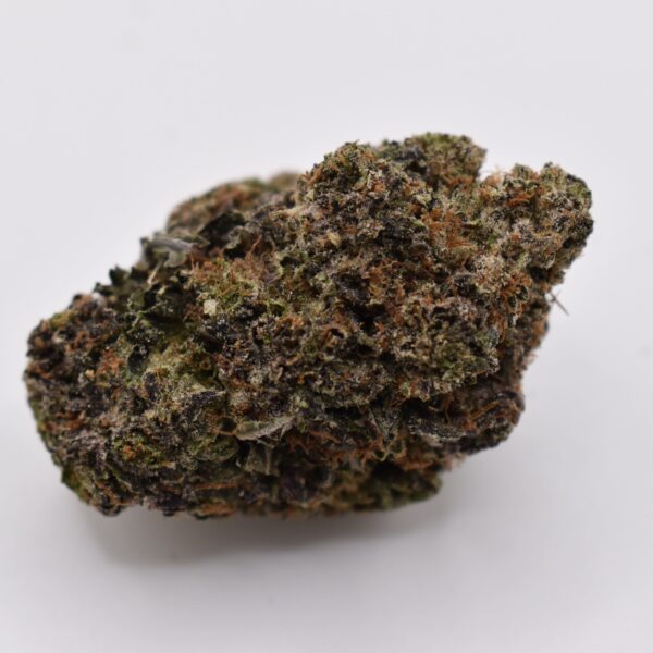 Ultra Pink Weed Strain from Toronto, green buds and frosty trichomes